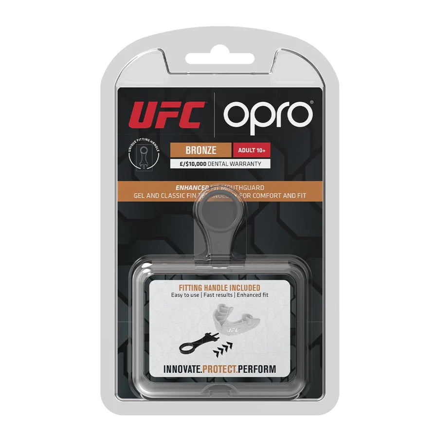 מגן שיניים OPRO UFC שחור זהב