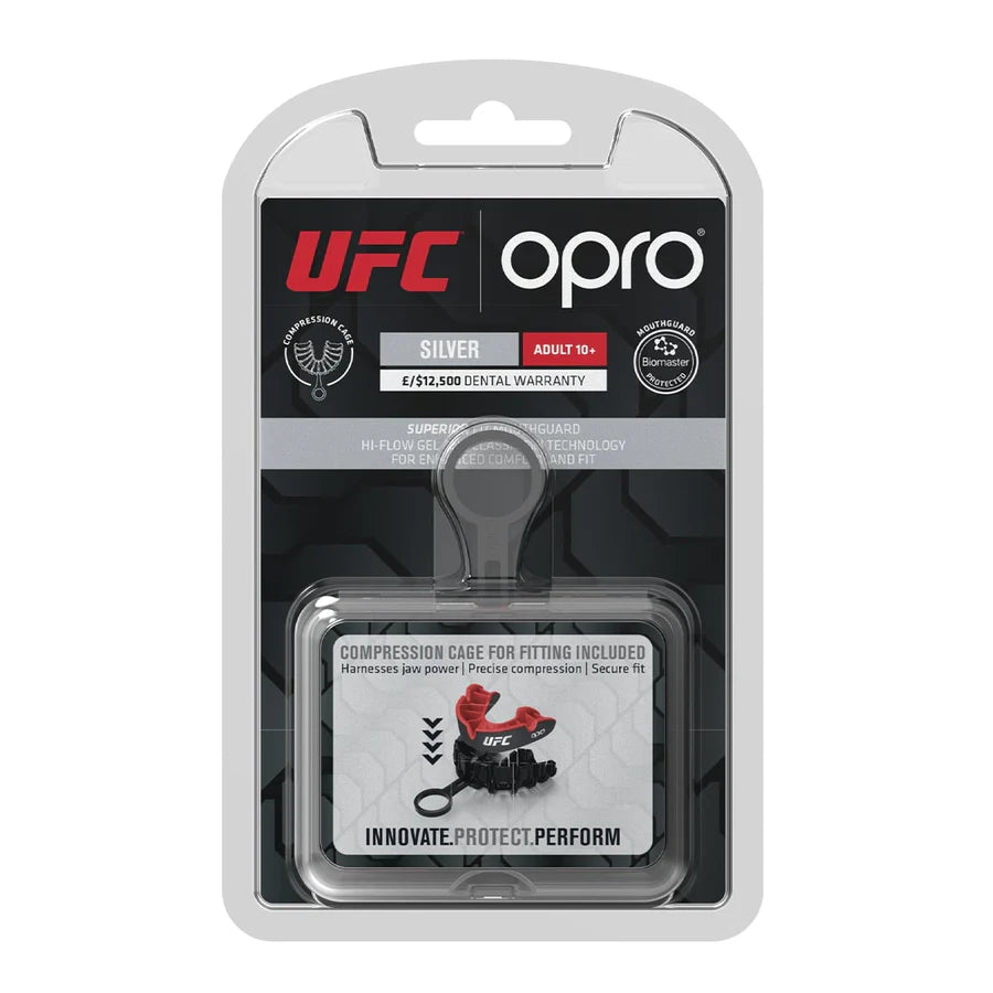 מגן שיניים OPRO UFC שחור אדום