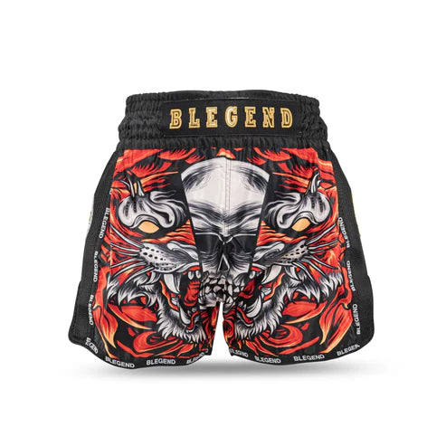 Belegend Bado Red מכנסי איגרוף תאילנדי