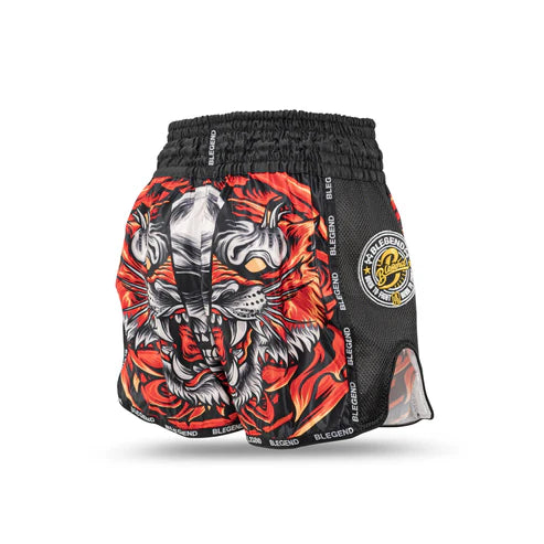 Belegend Bado Red מכנסי איגרוף תאילנדי