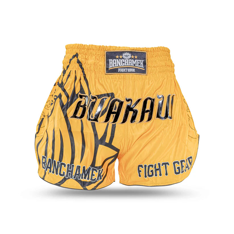 BUAKAW מכנסי איגרוף תאילנדי צהוב