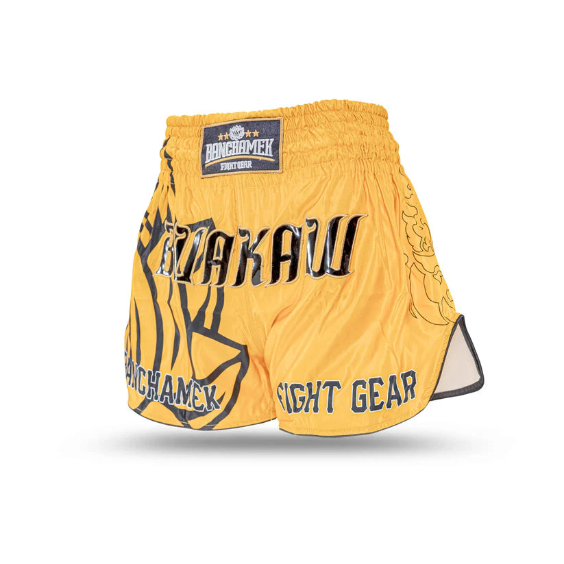 BUAKAW מכנסי איגרוף תאילנדי צהוב