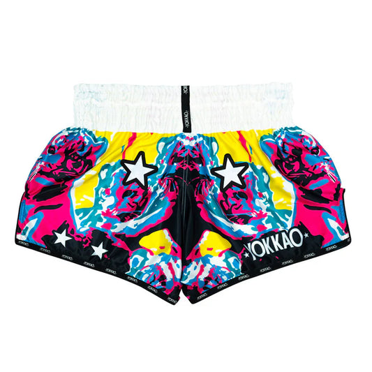 YOKKAO Tiger Family מכנסי איגרוף תאילנדי לבן