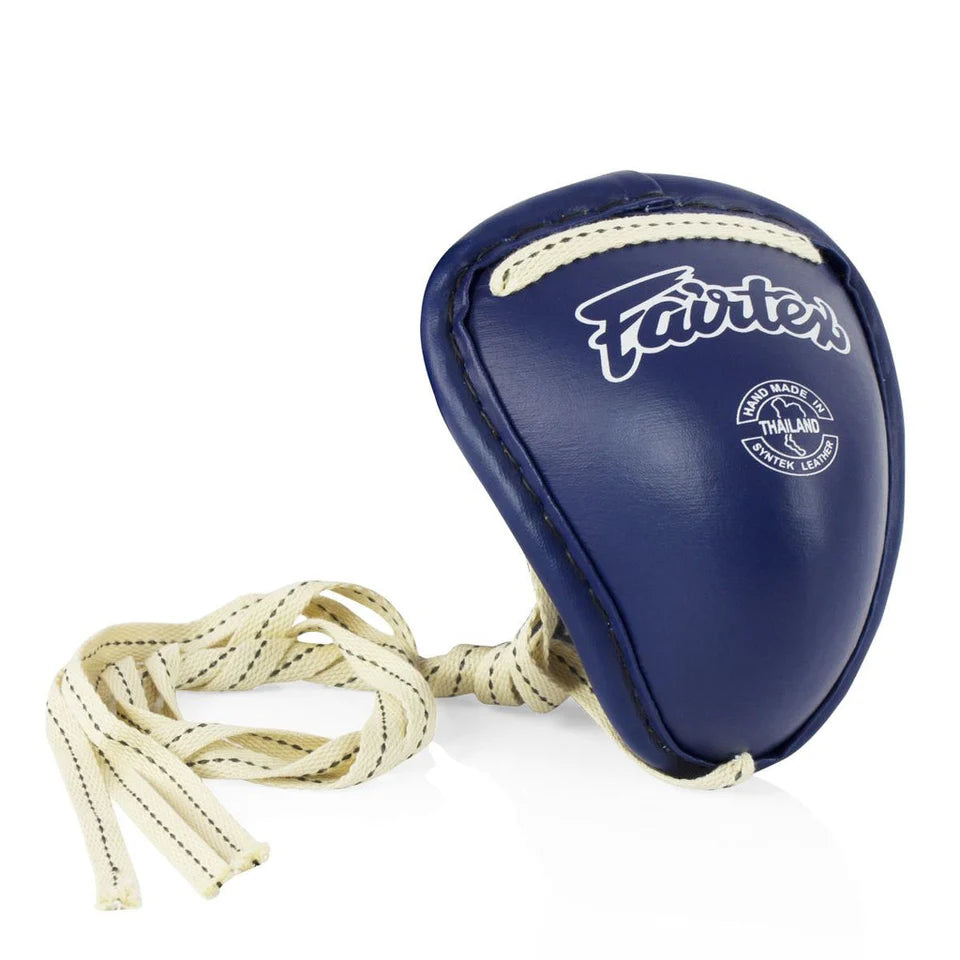 Fairtex מגן אשכים\מפשעה עשוי פלדה כחול