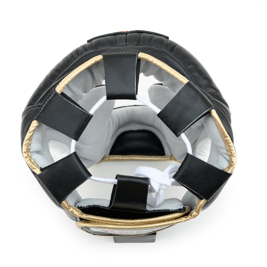 YOKKAO מגן ראש יוקאו עור אמיתי צבע שחור