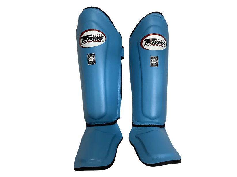 Twins Special SGL10 מגיני עצם\שוק טווינס ספיישל מעור תכלת