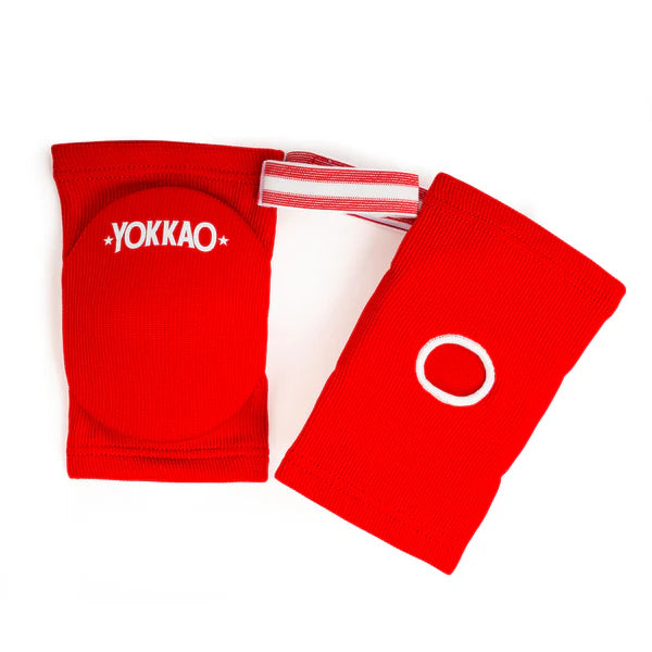 YOKKAO מגן מרפק אלסטי יוקאו צבע אדום
