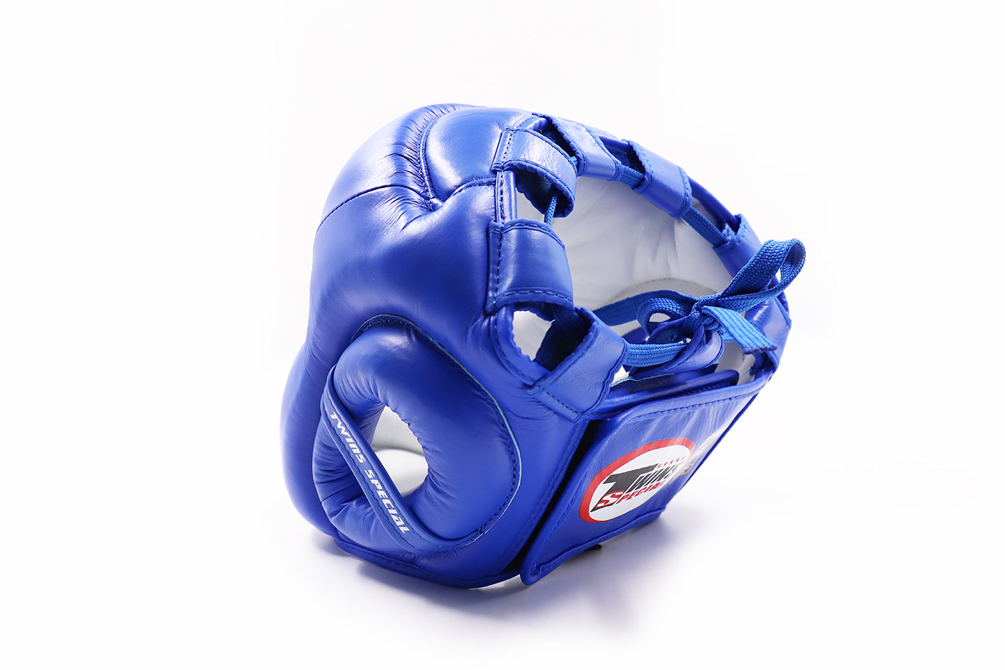 מגן ראש מלא Twins Special – עור אמיתי צבע כחול