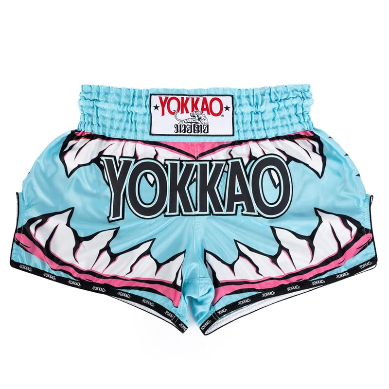 מכנסי איגרוף תאילנדי YOKKAO Sharknado לאימוני מואי תאי וקיקבוקס מקצועיים