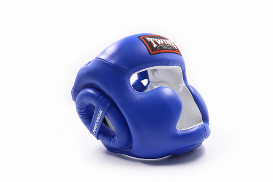 מגן ראש מלא Twins Special – עור אמיתי צבע כחול