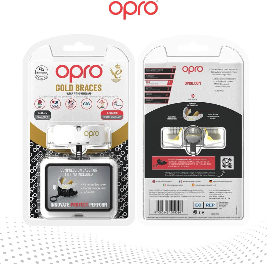 מגן שיניים לגשר OPRO Gold מקצועי