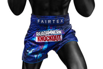 מכנסי איגרוף תאיילנדי פיירטקס Fairtex x RKO בגזרה מסורתית לבעיטות וברכיות