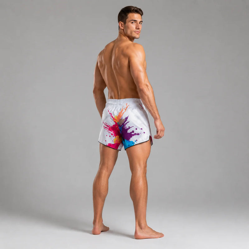 מכנסי איגרוף תאיילנדי פיירטקס BS1939 בגזרת Slim Fit מרווחת לבעיטות וברכיות