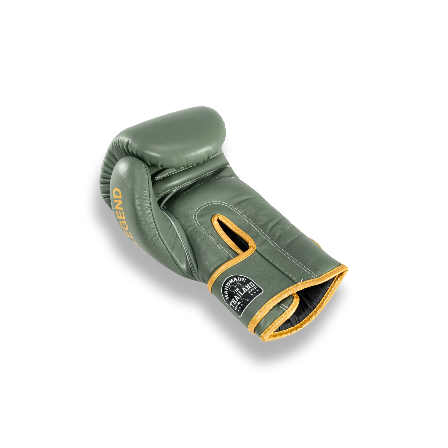 כפפות איגרוף תאילנדיות מקוריות Blegend BGR 12oz לספארינג ולאימוני סטרייקינג--ירוק זית