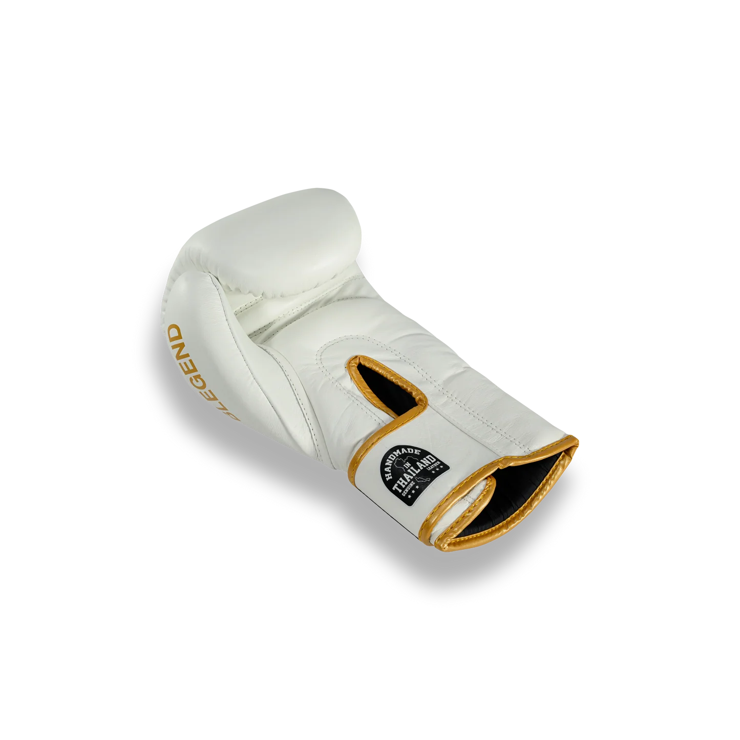 כפפות איגרוף Blegend BGR מידה 16oz להגנה מקסימלית באימוני קיקבוקס ומואי תאי--לבן