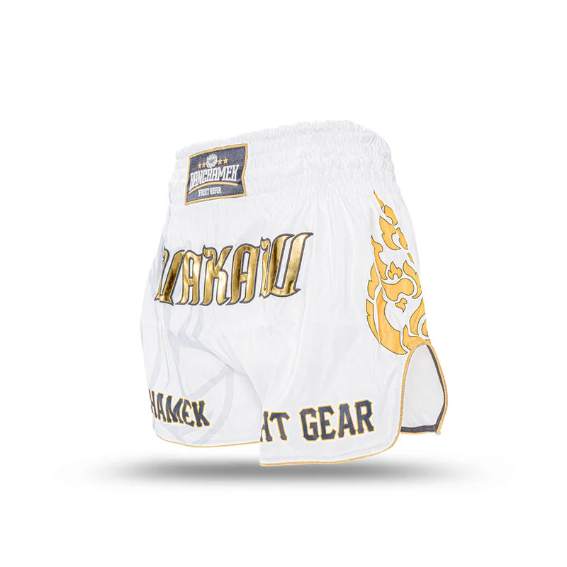 BUAKAW מכנסי איגרוף תאילנדי לבן