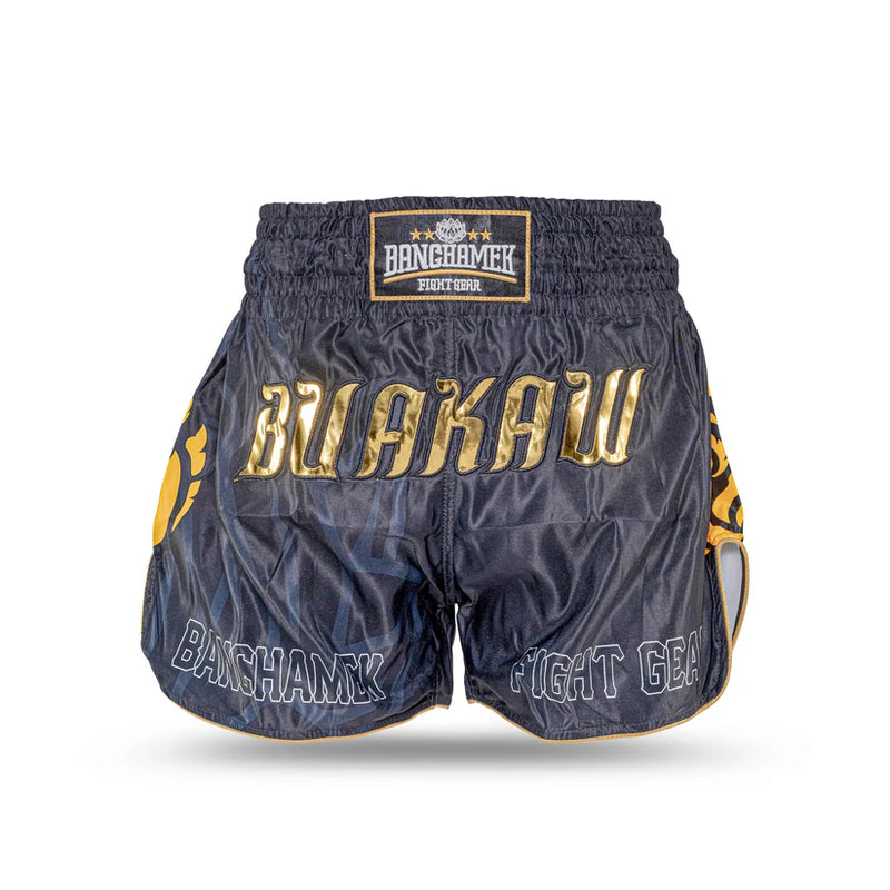 BUAKAW מכנסי איגרוף תאילנדי שחור