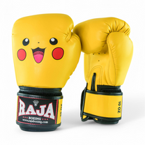 כפפות איגרוף מקצועיות Raja – דגם Fancy Cartoon Yellow