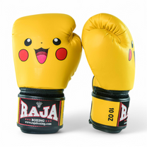 כפפות איגרוף מקצועיות Raja – דגם Fancy Cartoon Yellow