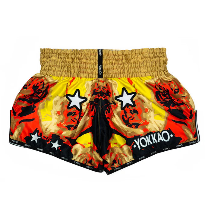 YOKKAO Tiger Family מכנסי איגרוף תאילנדי זהב