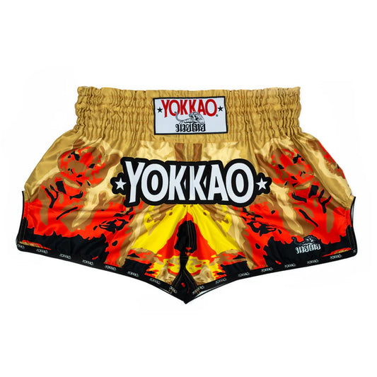 YOKKAO Tiger Family מכנסי איגרוף תאילנדי זהב