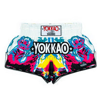 YOKKAO Tiger Family מכנסי איגרוף תאילנדי לבן
