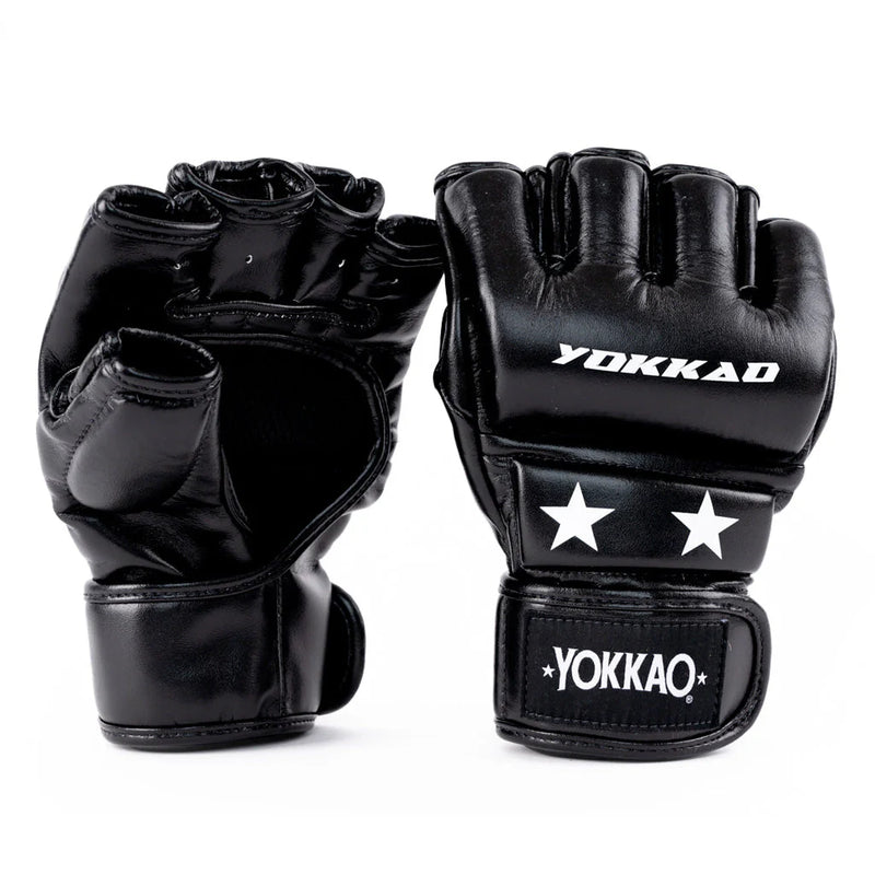 כפפות MMA מקצועיות מעור מיקרופייבר Yokkao דגם Ground Pro לאומנויות לחימה משולבות