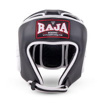מגן ראש מקצועי לאיגרוף רג'ה דגם Raja Boxing Head Guard Elite Defender מעור אמיתי