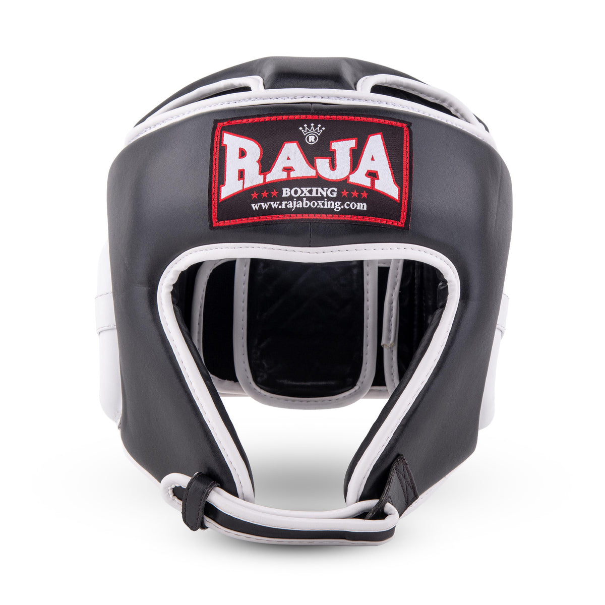 מגן ראש מקצועי לאיגרוף רג'ה דגם Raja Boxing Head Guard Elite Defender מעור אמיתי