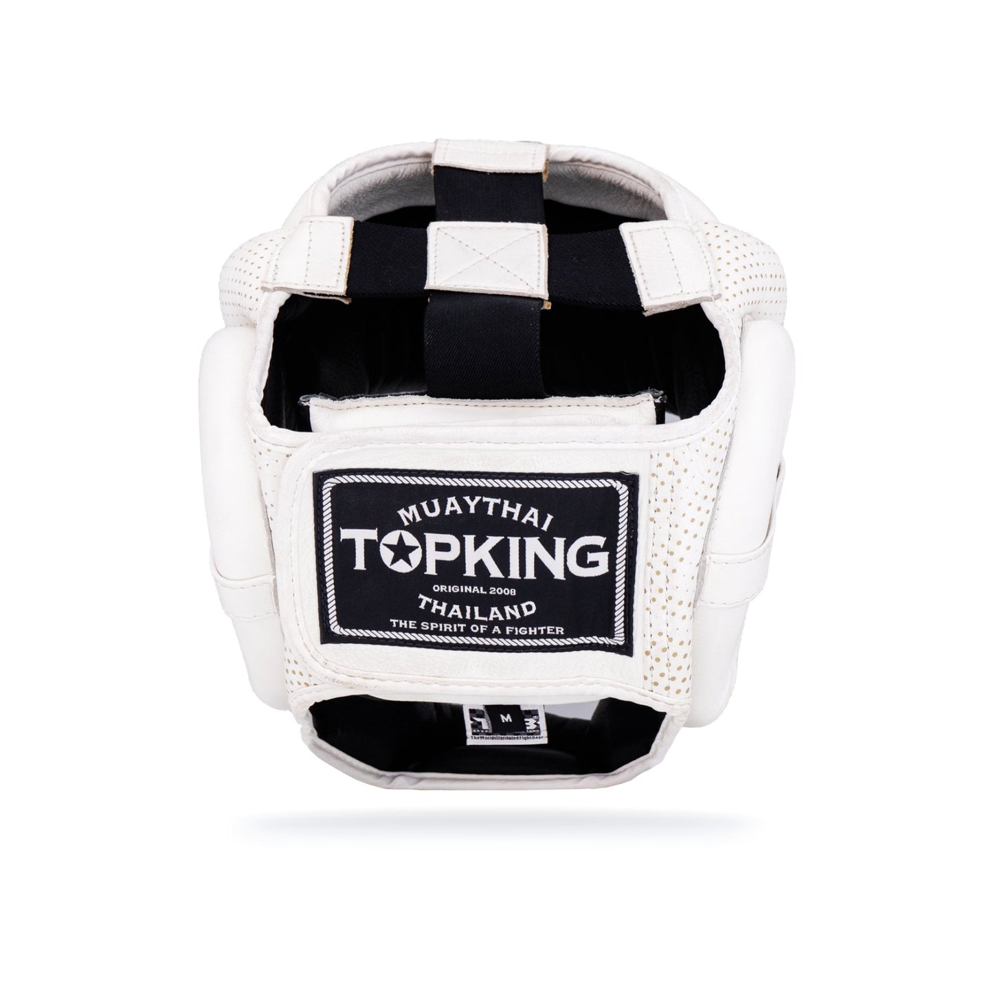 TopKing  מגן ראש טופ קינג לבן זהב