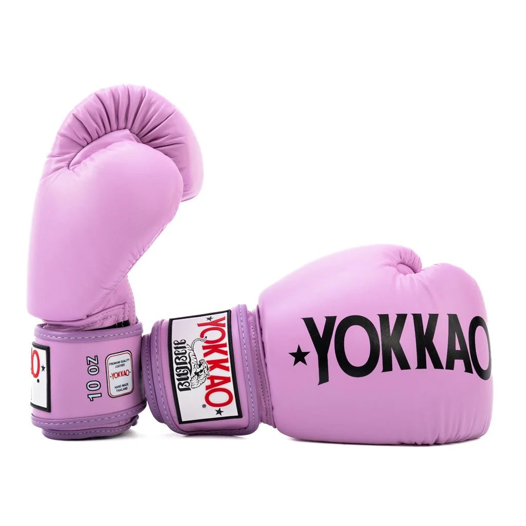 כפפות איגרוף מקצועיות YOKKAO לספארינג בטוח ושמירה על פרקי הידיים--לילך