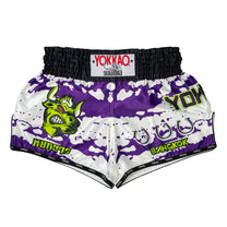 YOKKAO Angry Bull מכנסי איגרוף תאילנדי לבן