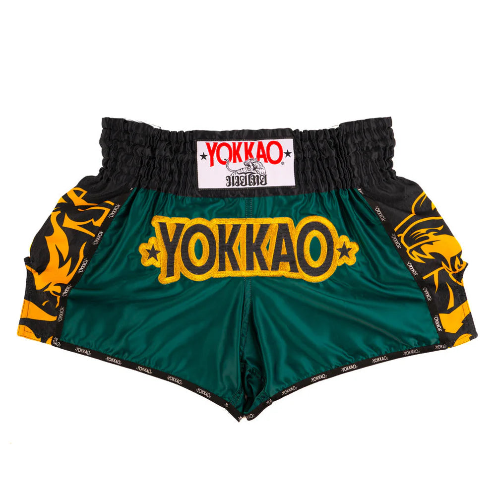 YOKKAO Original Green מכנסי איגרוף תאילנדי יוקאו