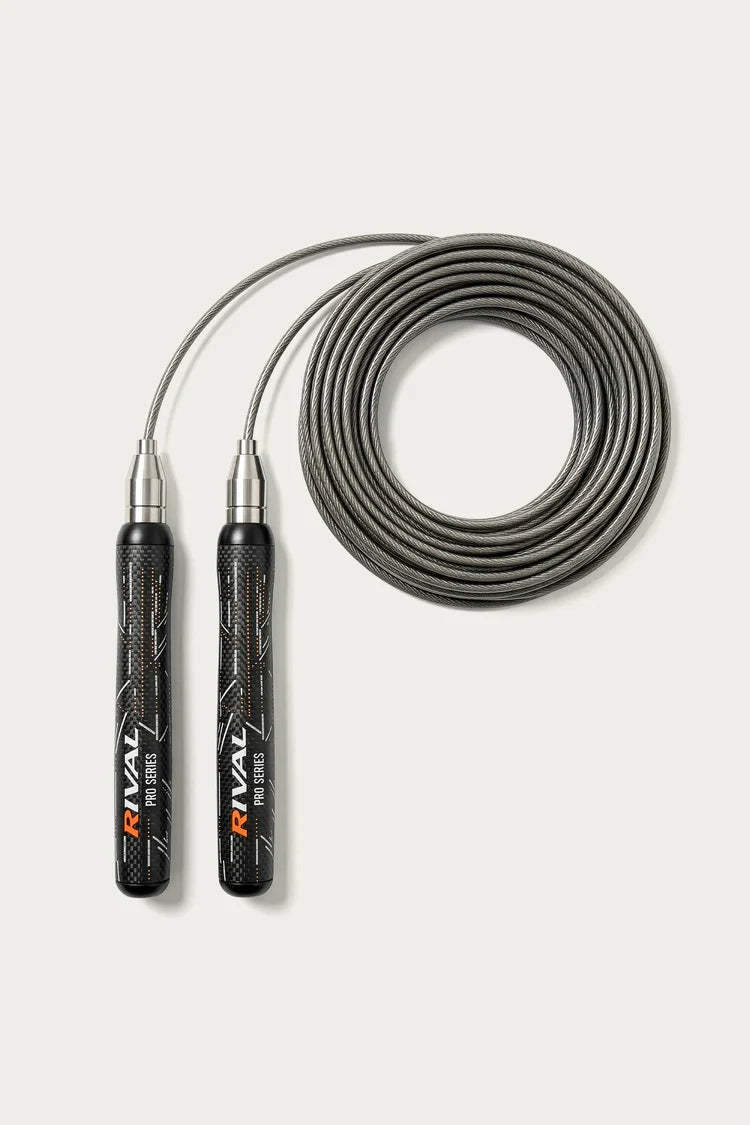 ערכת חבל קפיצה לאיגרוף Rival Platinum Speed Rope כוללת 3 כבלי פלדה בציפוי PVC ונרתיק נשיאה