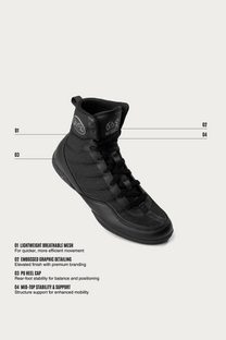 נעלי איגרוף MID-TOP מבית Rival דגם Prospect 2026 עם אוורור מוגבר ותמיכה בקרסול