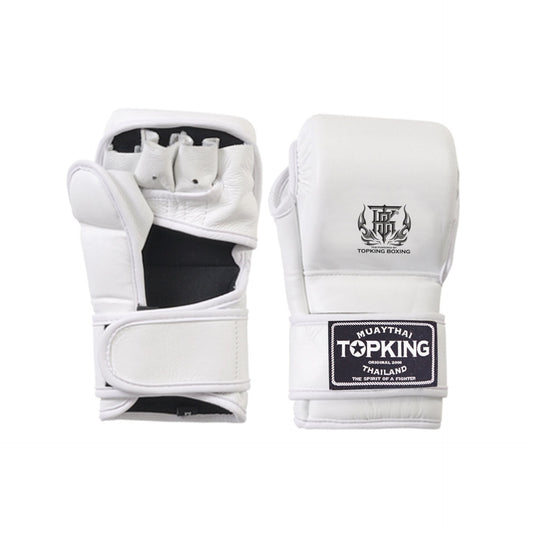 כפפות MMA TopKing combat צבע לבן