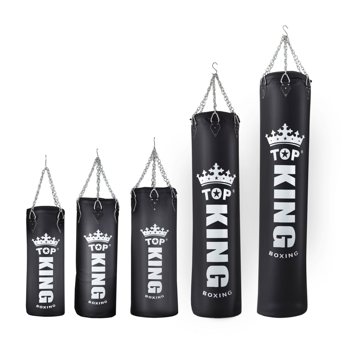 ציוד איגרוף מקצועי שק תלוי מעור Top King Full Genuine Leather לעבודה מסיבית במכון
