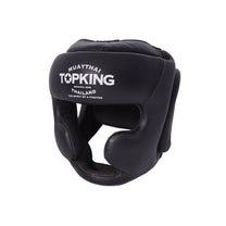 מגן ראש לאיגרוף תאילנדי מותג טופ קינג דגם Top King Head Guard Full Coverage ציוד מיגון מקצועי לספארינג