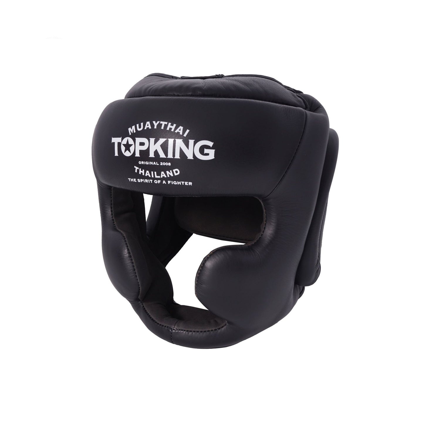 מגן ראש לאיגרוף תאילנדי מותג טופ קינג דגם Top King Head Guard Full Coverage ציוד מיגון מקצועי לספארינג