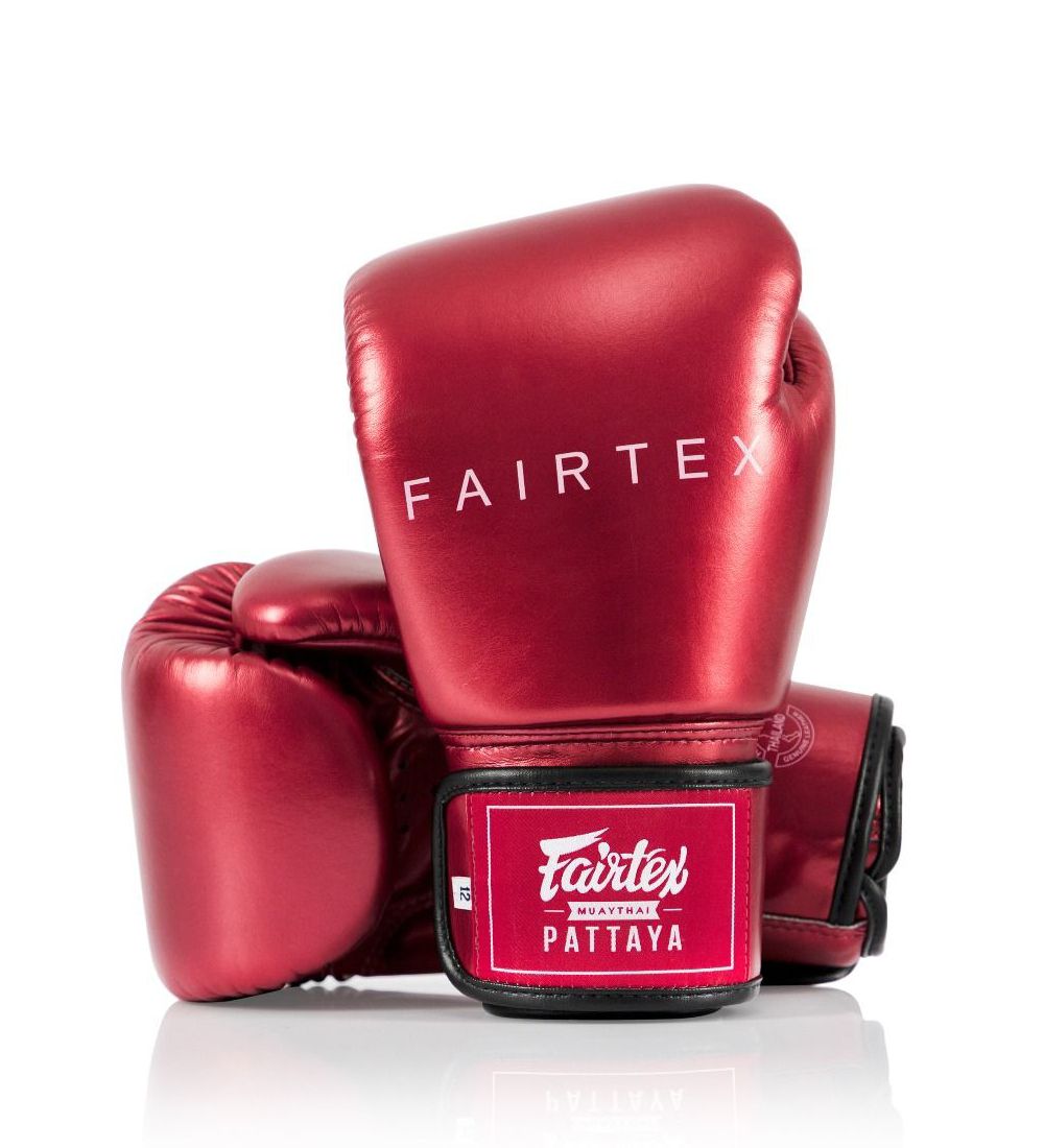 FAIRTEX BGV22  כפפות איגרוף פיירטקס אדום מטאלי