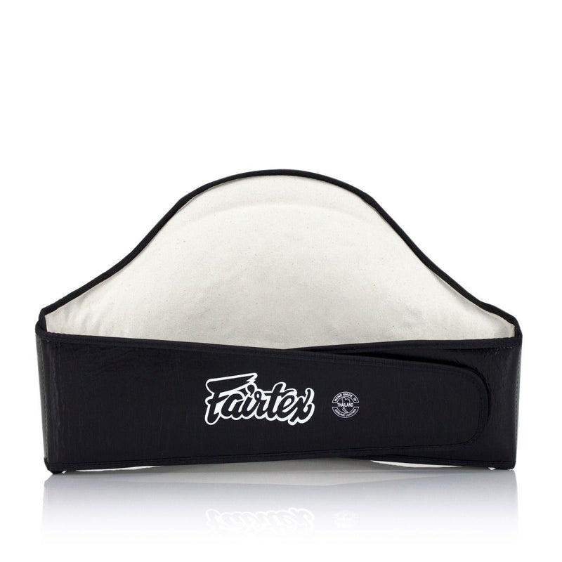 Fairtex BPV1 חגורת בטן עשוייה עור פיירטקס שחור\לבן