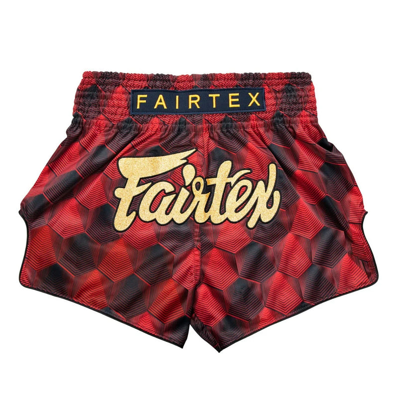 מכנסי איגרוף תאיילנדי פיירטקס דגם Fairtex Stealth Red BS1919