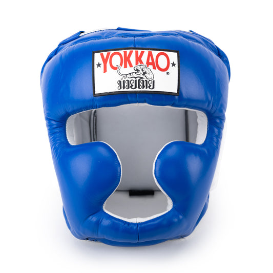 YOKKAO מגן ראש יוקאו עור אמיתי צבע כחול