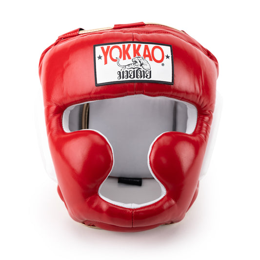 YOKKAO מגן ראש יוקאו עור אמיתי צבע אדום