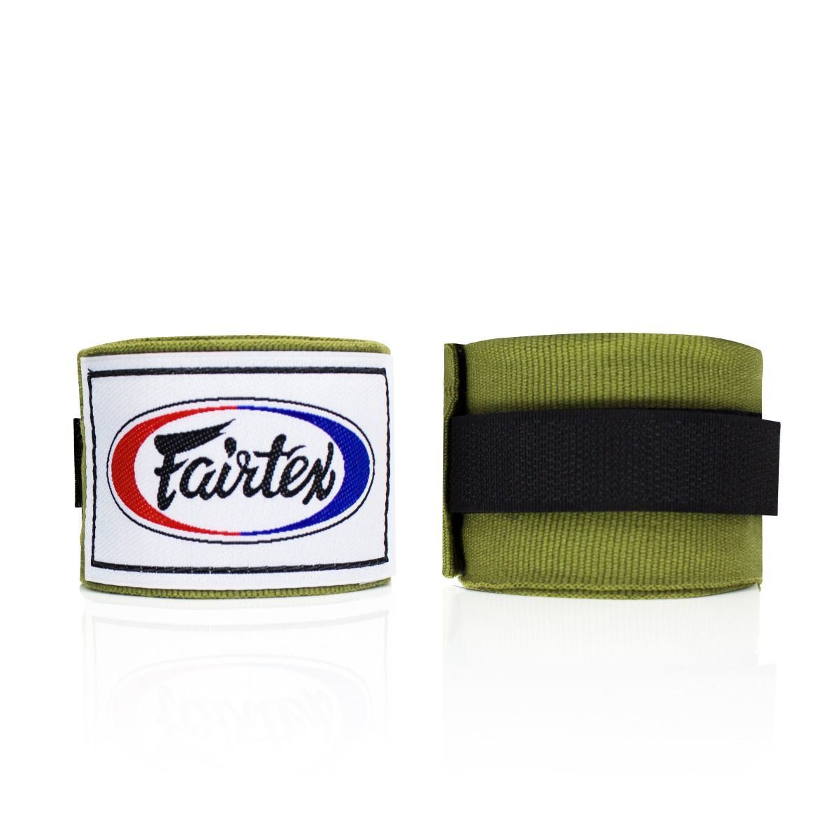 חותלות לאיגרוף פיירטקס Fairtex HW2 מכותנה גמישה ציוד מגן מקצועי ואיכותי למאמנים ולוחמים--ירוק זית