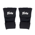 תחבושות יד מהירות Fairtex HW3 הנלבשות מתחת לכפפות איגרוף מקצועיות להגנה מהירה ונוחה--שחור
