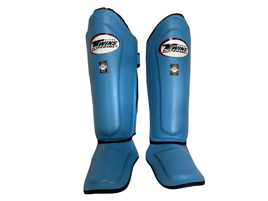Twins Special SGL10 מגיני עצם\שוק טווינס ספיישל מעור תכלת